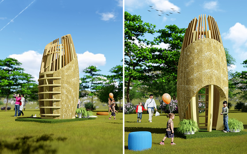 Playhouse Palooza by Safdie Rabines Architects