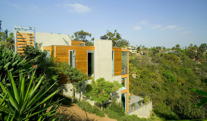 Two Canyon Houses by Safdie Rabines Architects