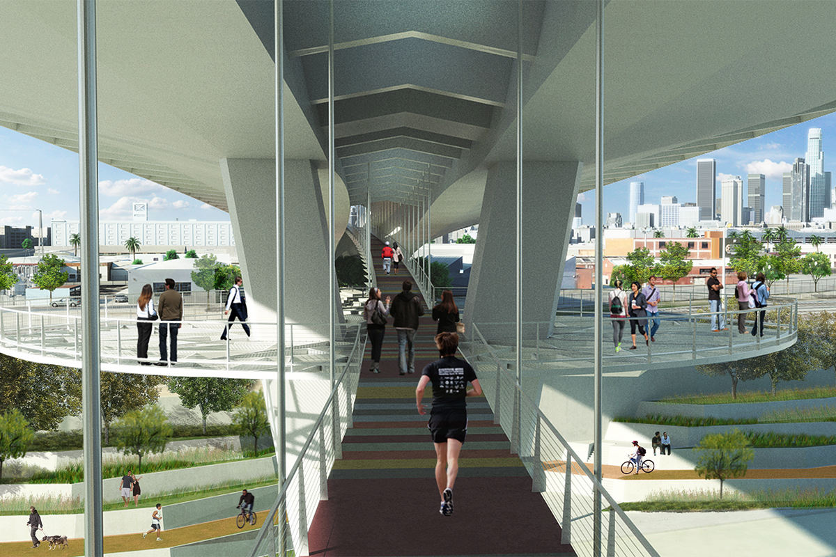 Sixth Street Viaduct by Safdie Rabines Architects