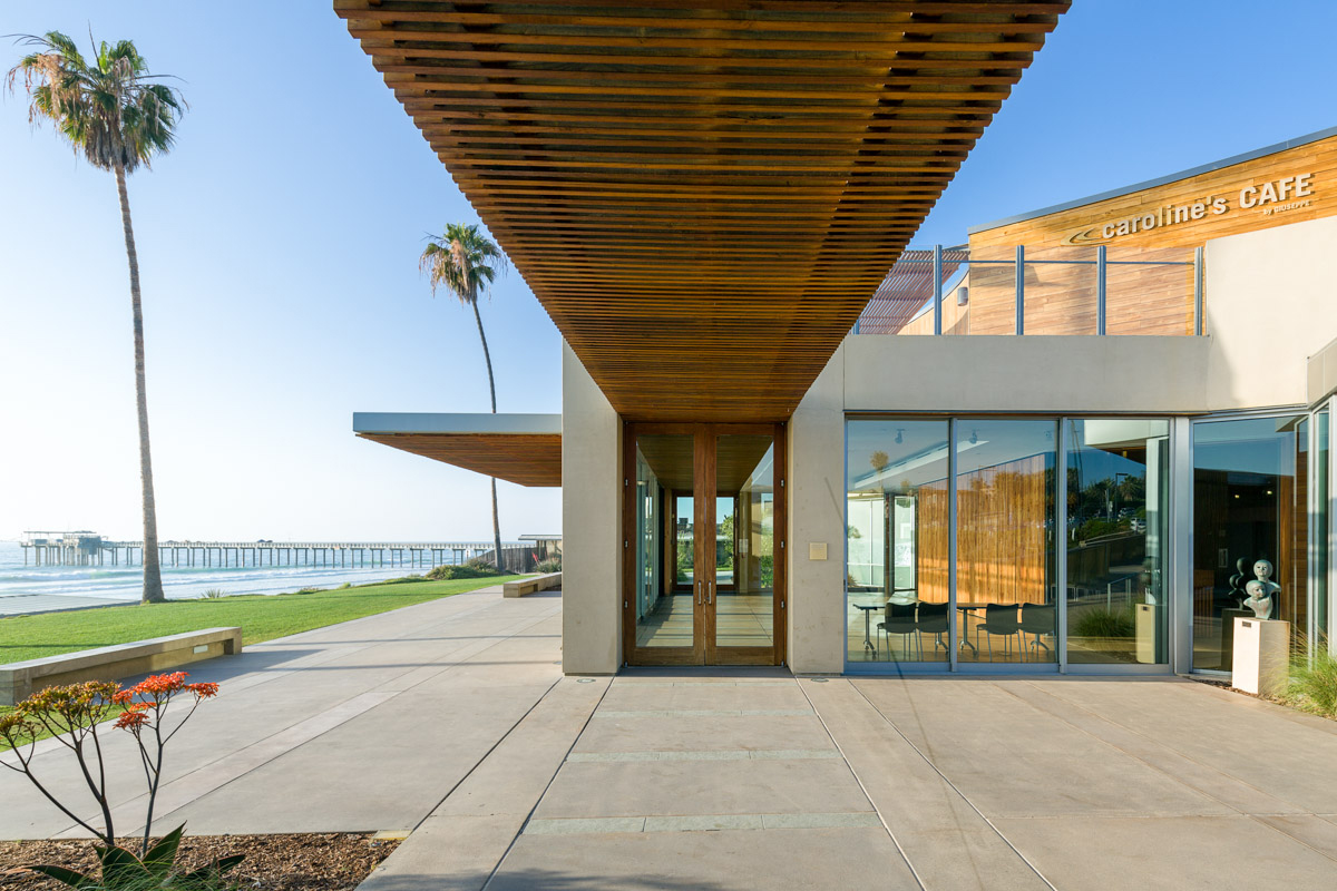 Robert Paine Scripps "Seaside" Forum in La Jolla, CA by Safdie Rabines Architects