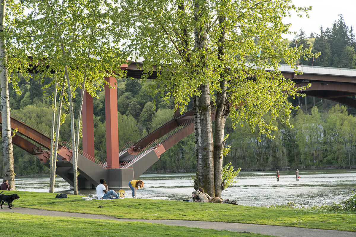 Sellwood Bridge in Portland, OR by Safdie Rabines Architects