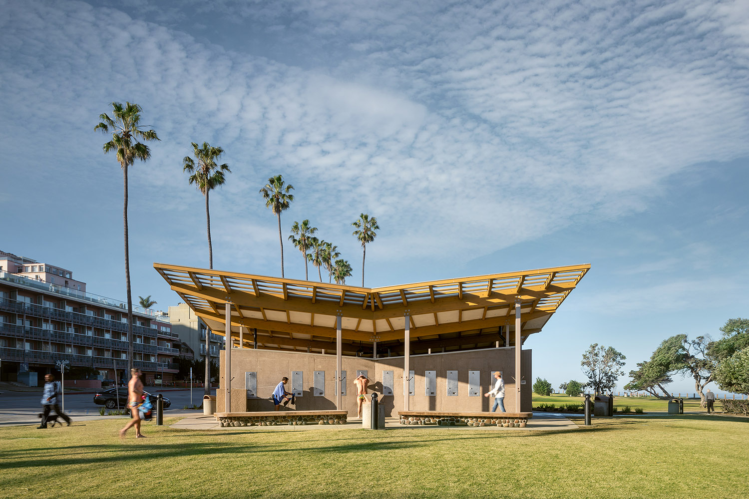 Scripps Park Pavilion by Safdie Rabines Architects